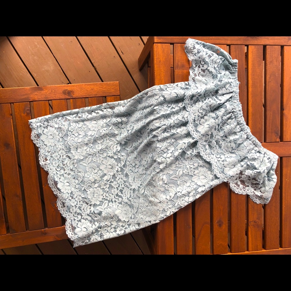 Light Blue Lace Dress